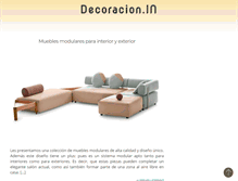 Tablet Screenshot of decoracion.in